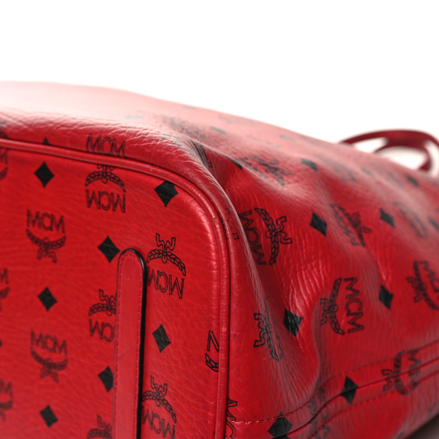 Visetos Large Liz Reversible Shopper Tote Ruby Red