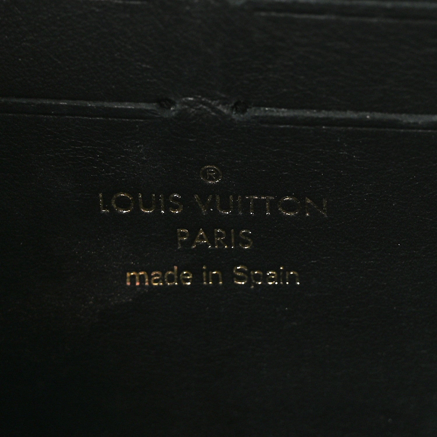 Louis Vuitton Damier Ebene Vavin Chain Wallet Black 6 of 10