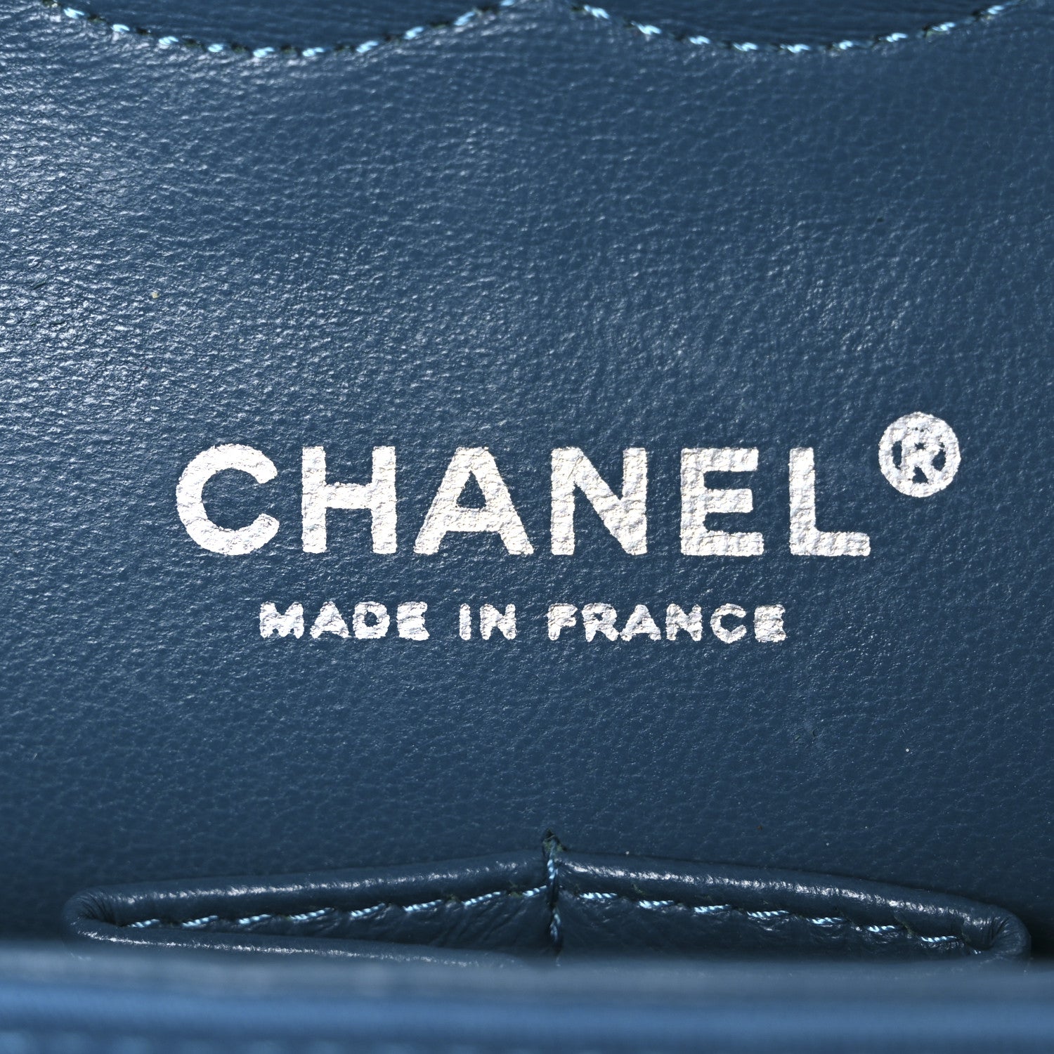 Chanel Jersey Quilted Medium Double Flap Blue 6 of 10