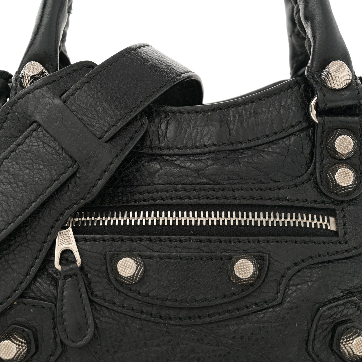 Agneau Giant 12 Silver Hardware Mini City Black