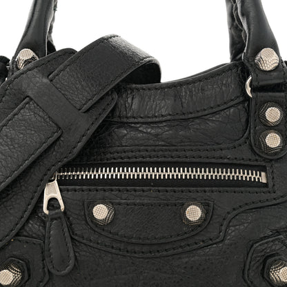 Balenciaga Agneau Giant 12 Silver Hardware Mini City Black 9 of 16
