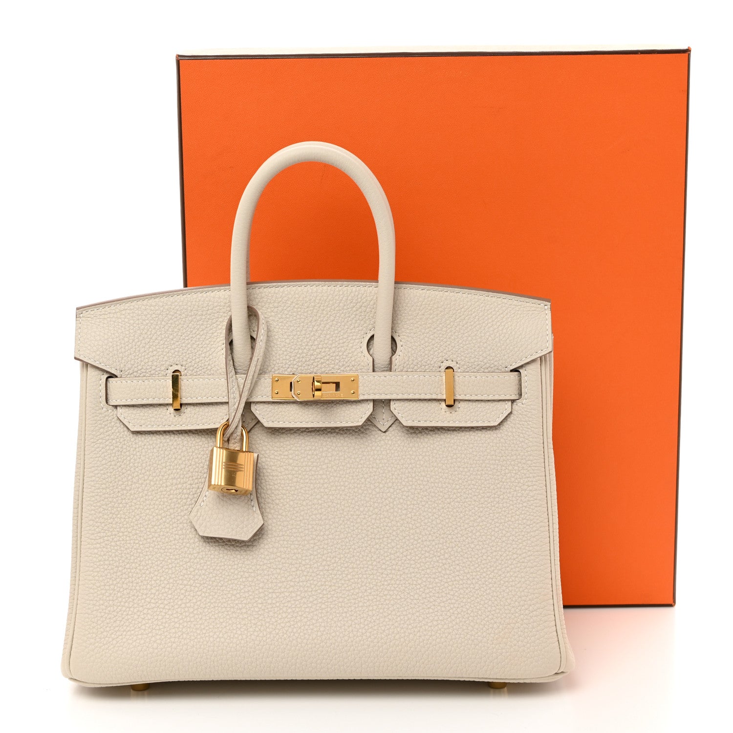 Hermes Togo Birkin 25 Craie 15 of 15