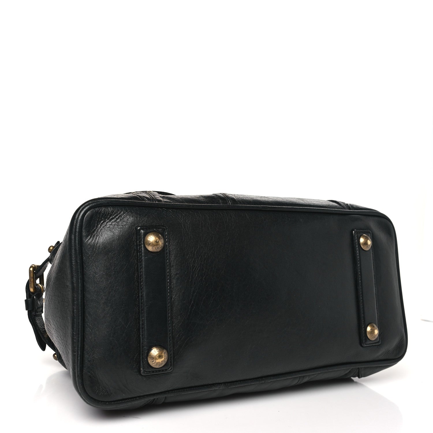 Louis Vuitton Lambskin Riveting Black 4 of 11