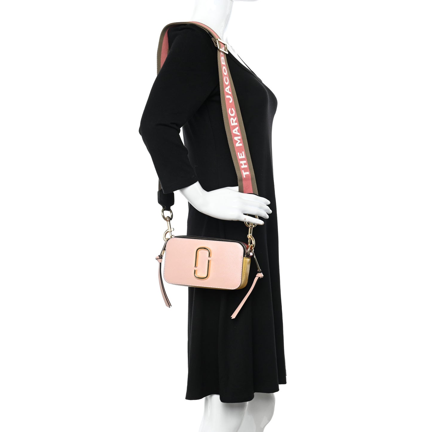 Saffiano Small Snapshot Camera Bag New Rose