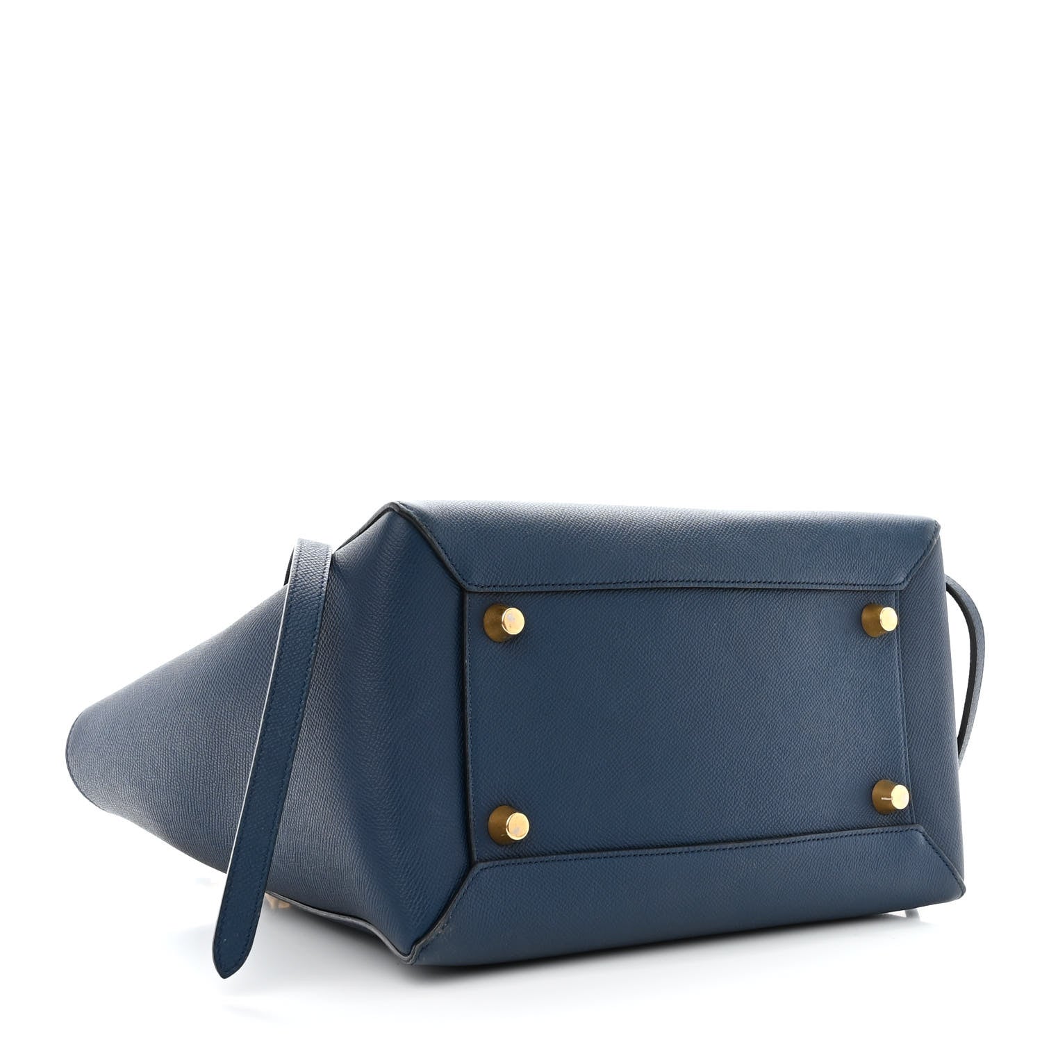 Celine Grained Calfskin Mini Belt Bag Deepsea 4 of 14