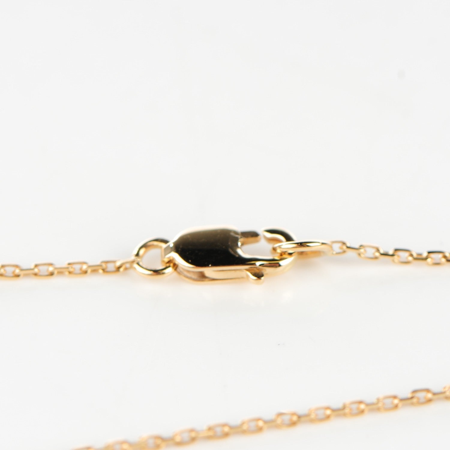 Van Cleef & Arpels 18K Yellow Gold Mother of Pearl Sweet Alhambra Pendant Necklace 4 of 6