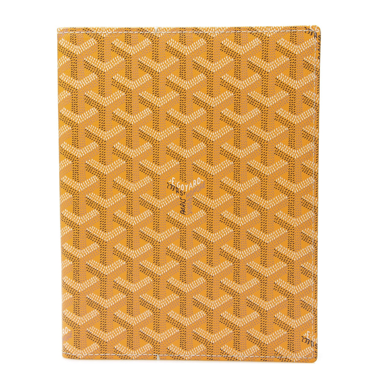 Goyardine Agenda Cover Yellow