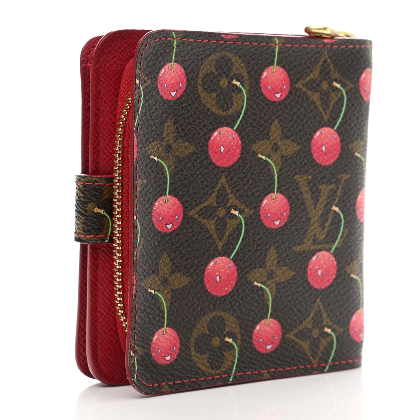 Monogram Cerises Compact Zippe Wallet