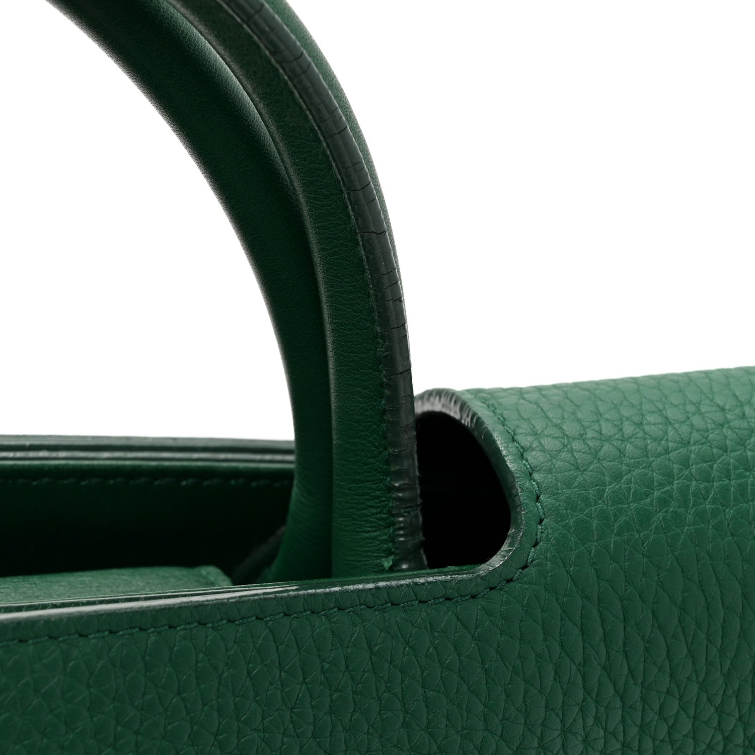 Christian Dior Grained Calfskin Diorever Flap Green 15 of 17
