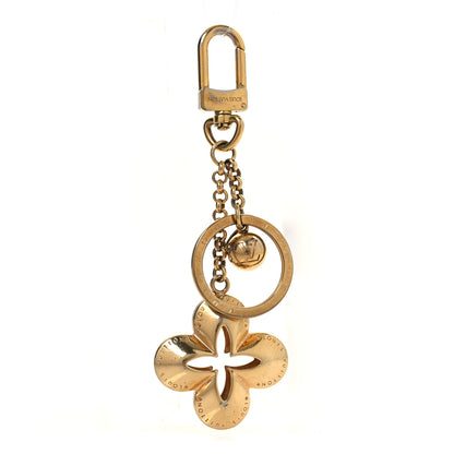 Louis Vuitton Metal Eclipse Bag Charm Key Holder Gold 1 of 5