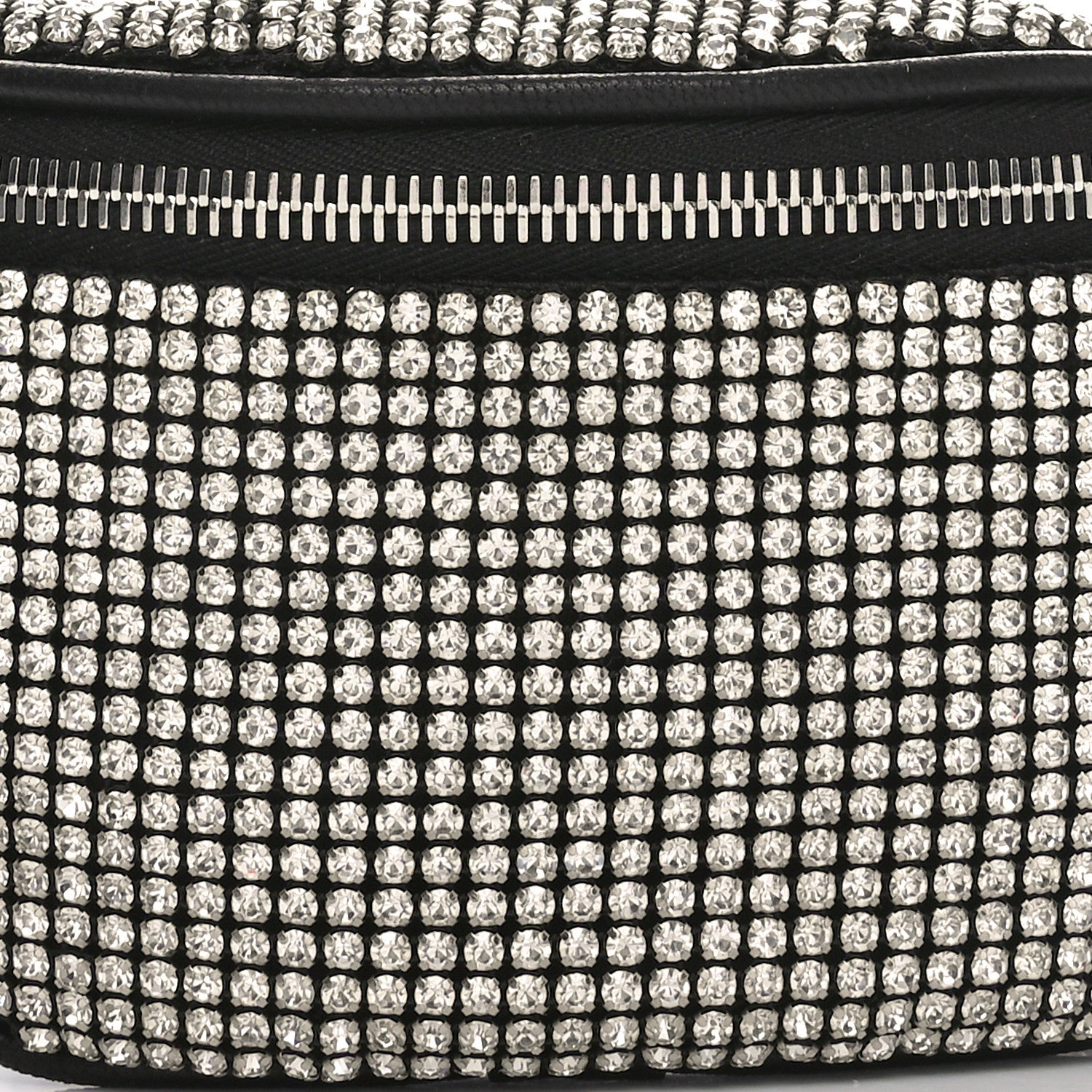 Alexander Wang Rhinestone Mesh Mini Attica Belt Bag Black 7 of 9