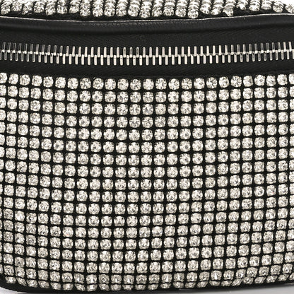 Alexander Wang Rhinestone Mesh Mini Attica Belt Bag Black 7 of 9