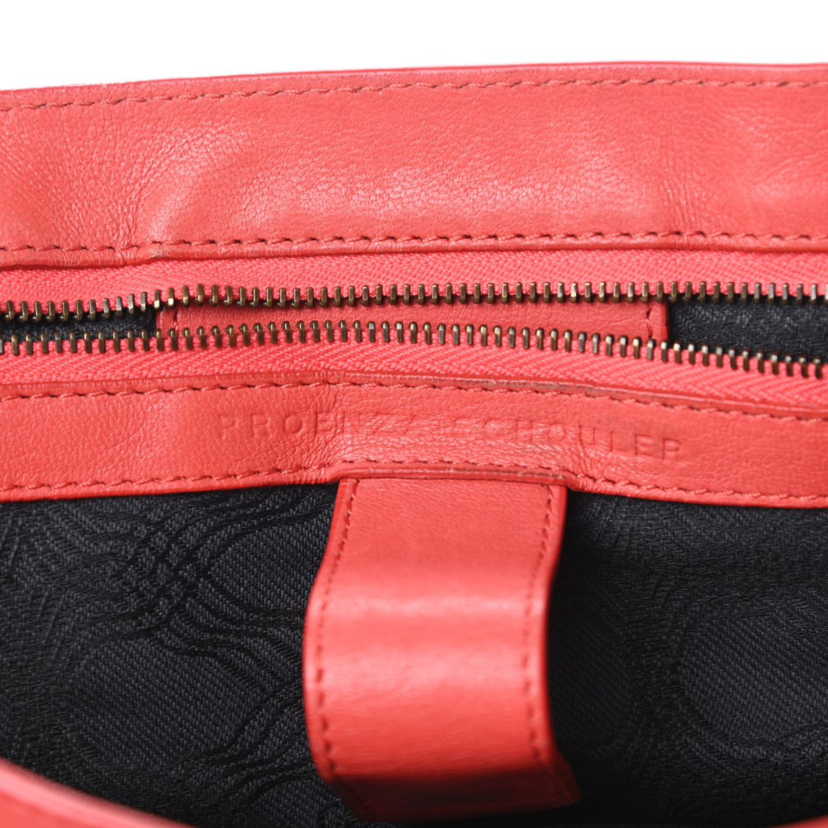 Proenza Schouler Lambskin Medium PS1 Satchel Deep Coral 6 of 19