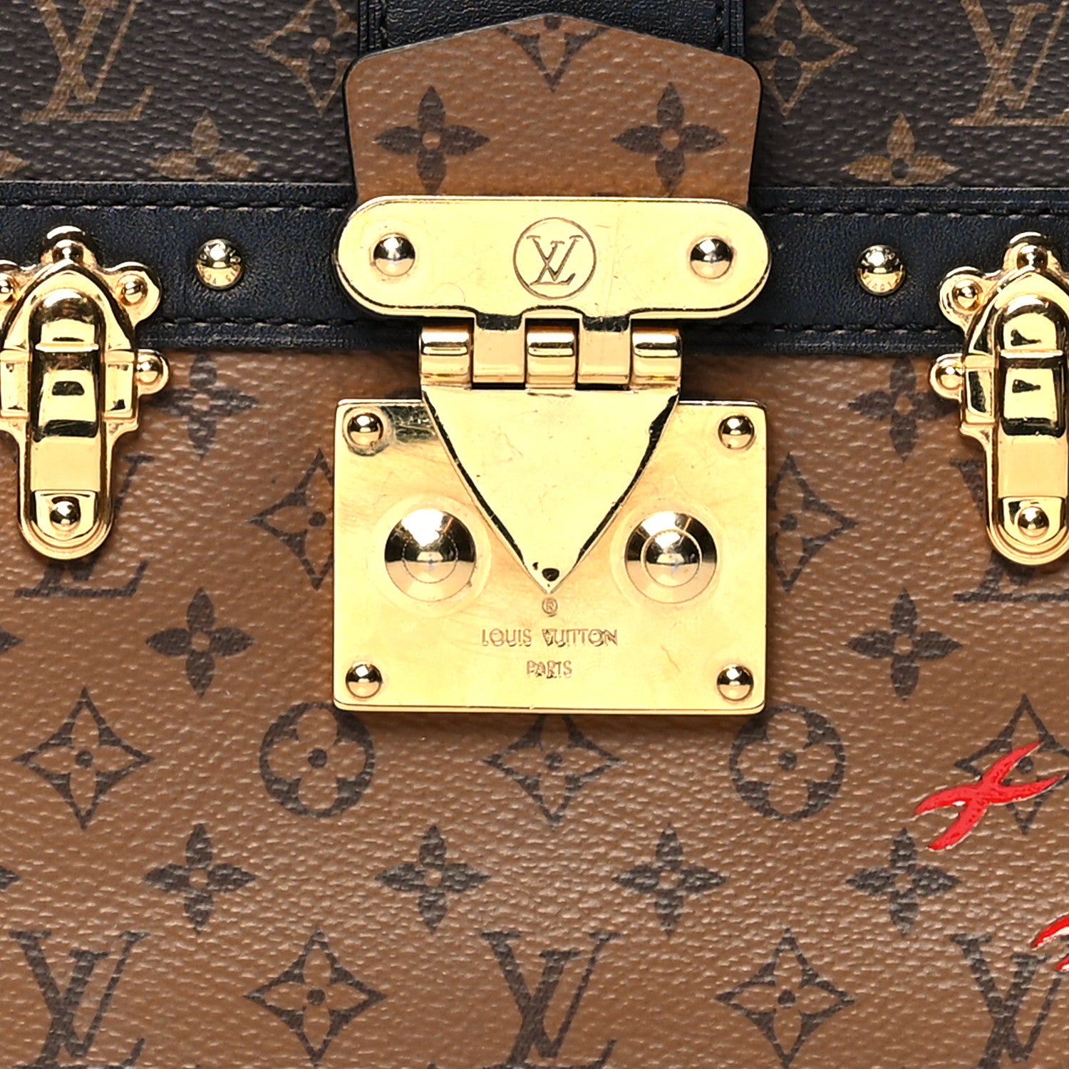 Louis Vuitton Reverse Monogram Trunk Clutch 7 of 9