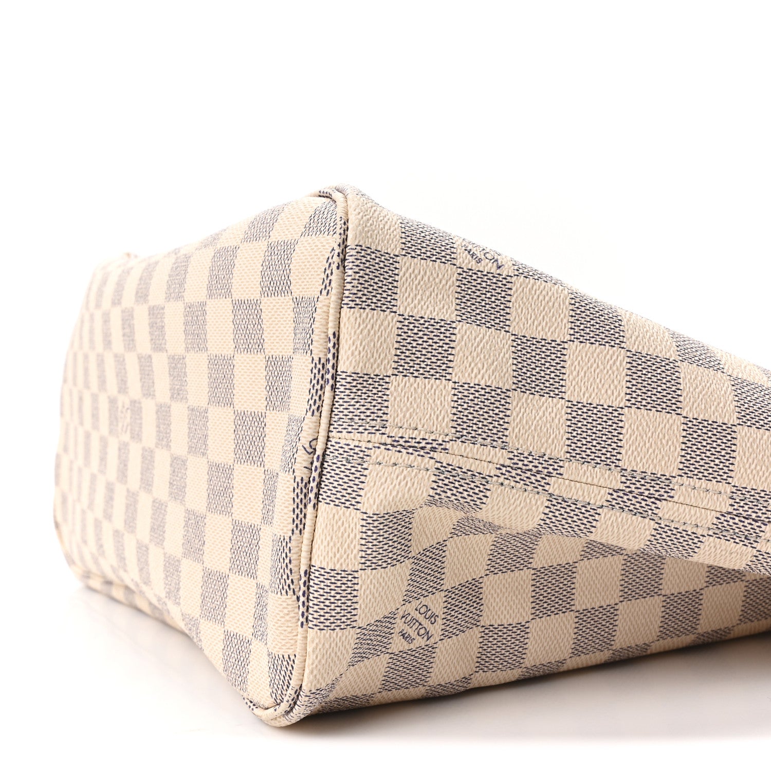 Louis Vuitton Damier Azur Neo Neverfull MM Rose Ballerine 10 of 11