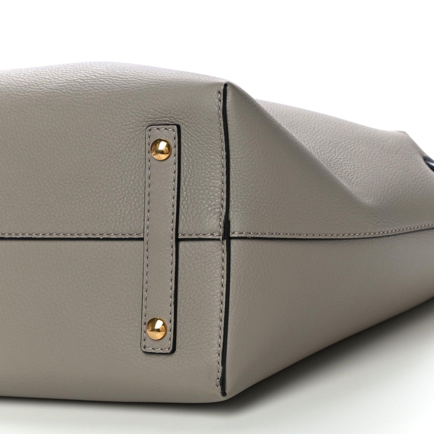 Soft Grain Calfskin Medium Belt Bag Mineral Grey