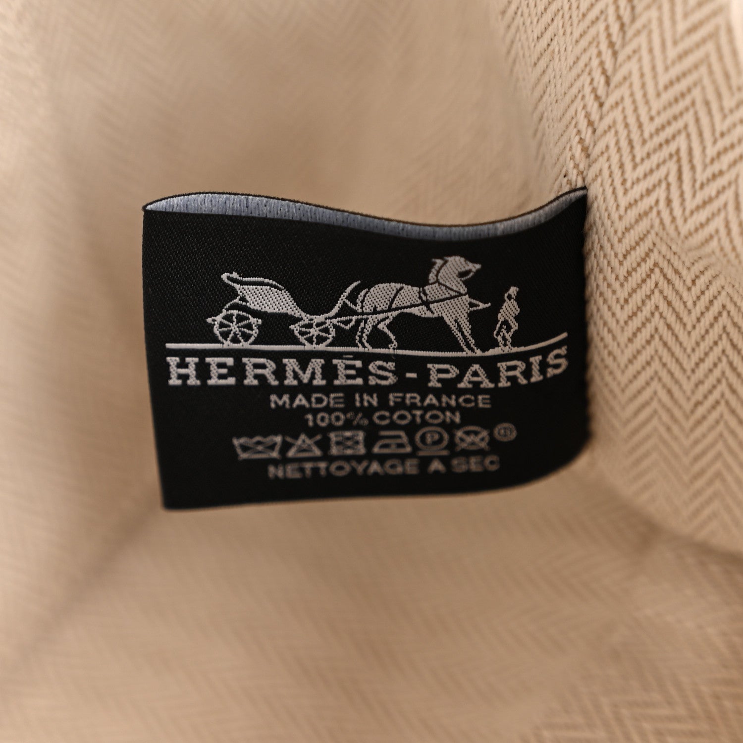 Hermes Canvas Small Bride-A-Brac Pouch Marine 6 of 12
