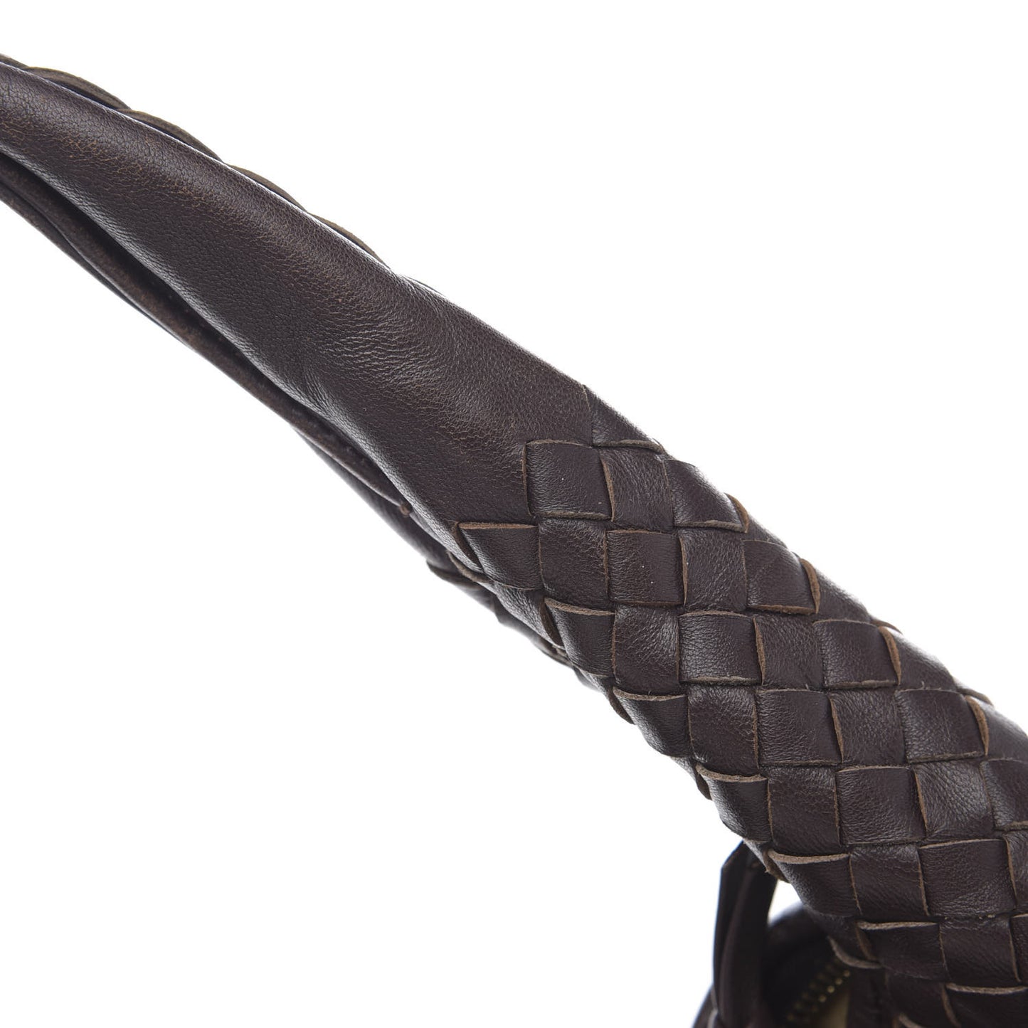 Nappa Intrecciato Large Veneta Hobo Ebano