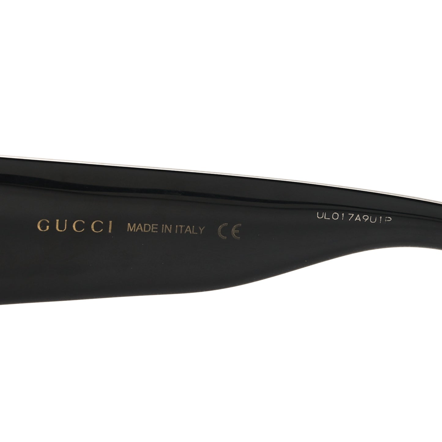 Acetate Square Frame Sunglasses GG0141S Black