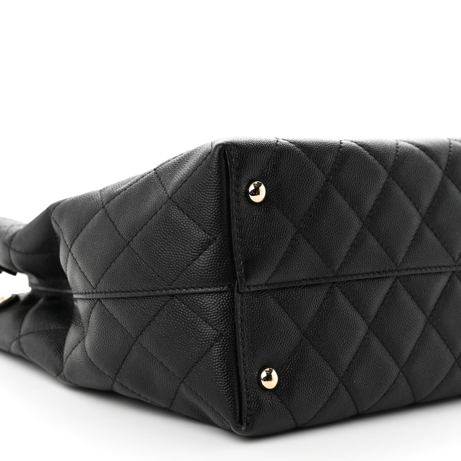 Chanel Caviar Quilted Small Shopping Tote Black 9 of 11