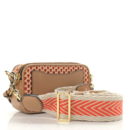 Marc Jacobs Woven Straw Snapshot Camera Bag Tan 3 of 11