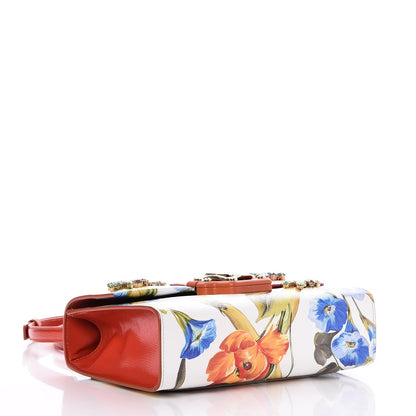 Dolce & Gabbana Calfskin Lucia Printed Top Handle Bag 5 of 11