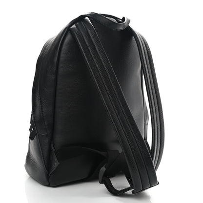 Balenciaga Smooth Calfskin Logo Small Everyday Backpack Black White 3 of 10