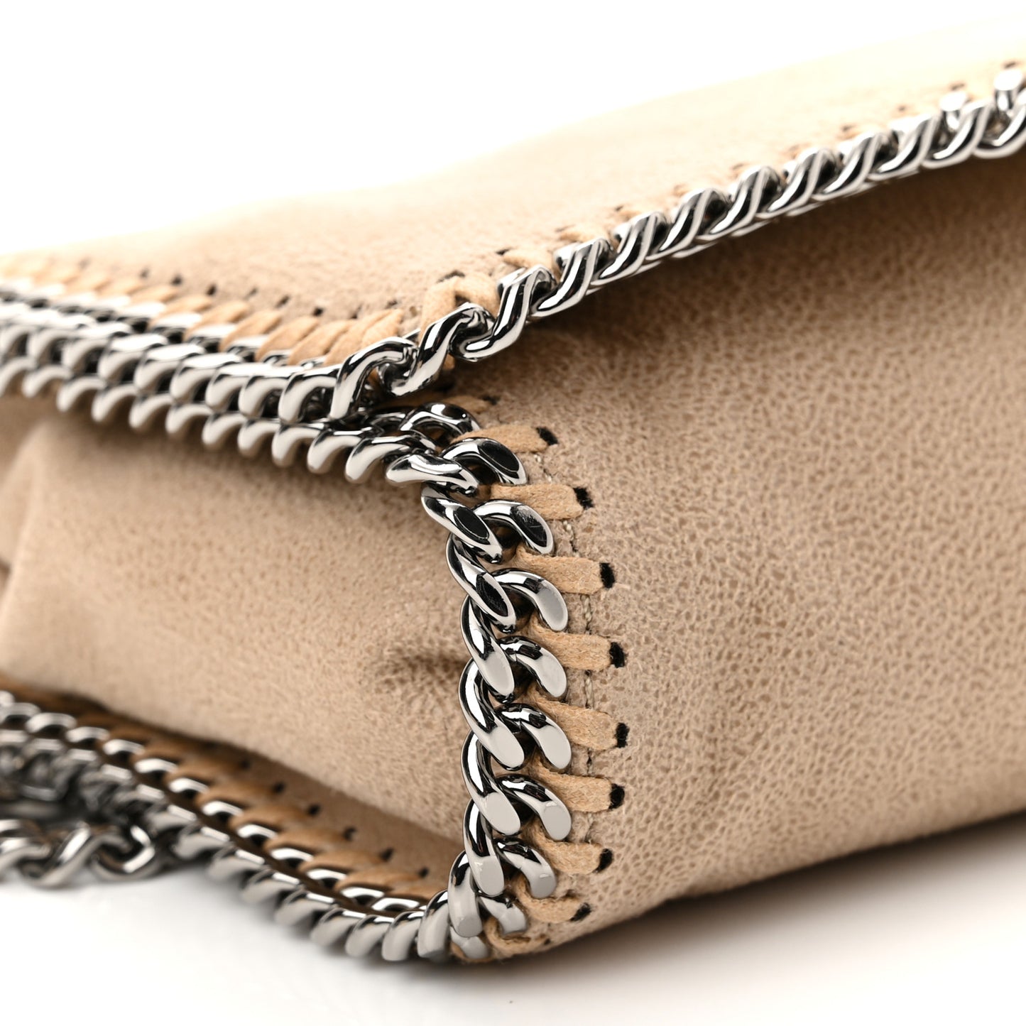 Shaggy Deer Falabella Crossbody Bag Beige