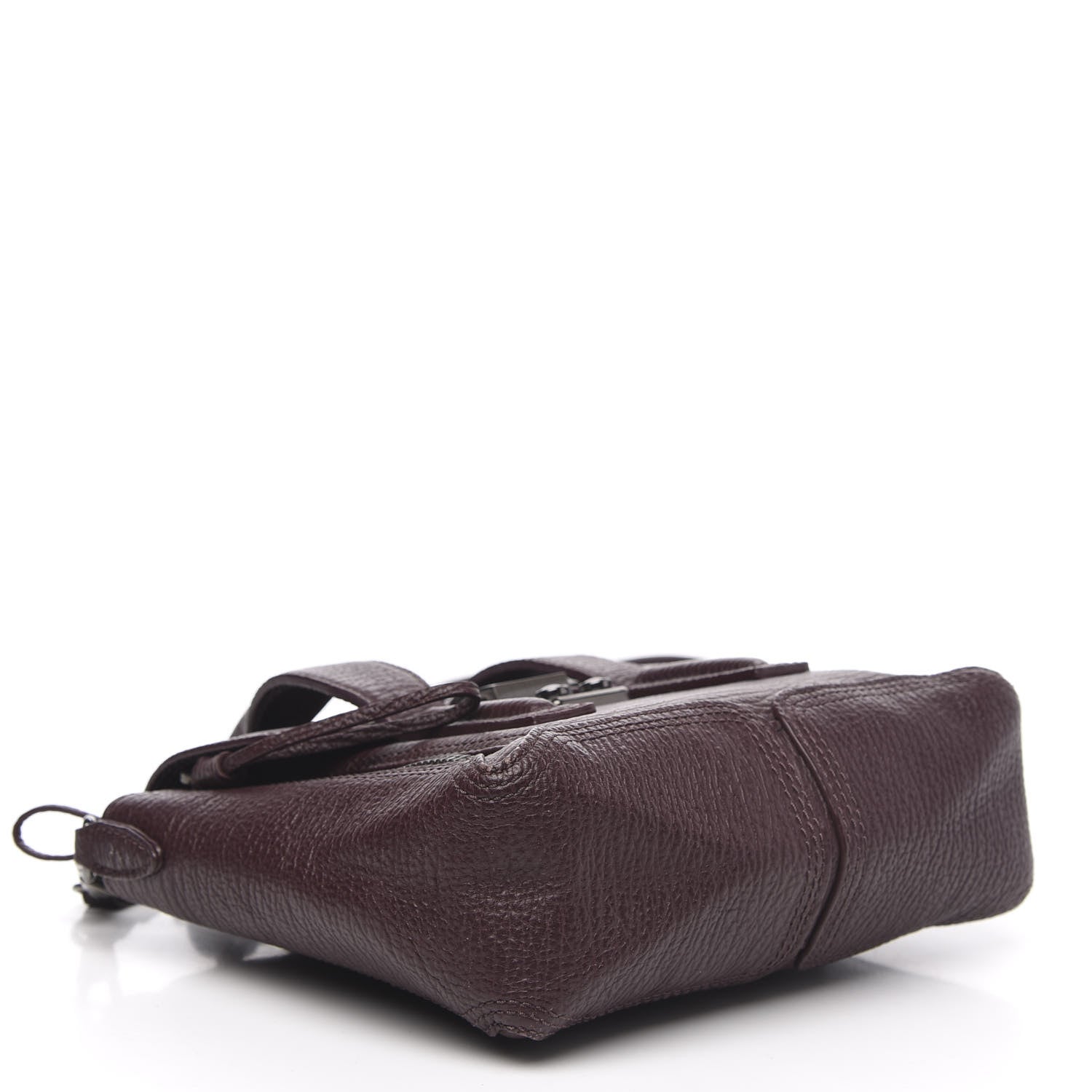 3.1 Phillip Lim 3.1 Textured Calfskin Mini Pashli Satchel Burgundy 3 of 11