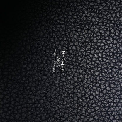 Hermes Taurillon Clemence Picotin Lock 18 PM Bleu Nuit 6 of 13