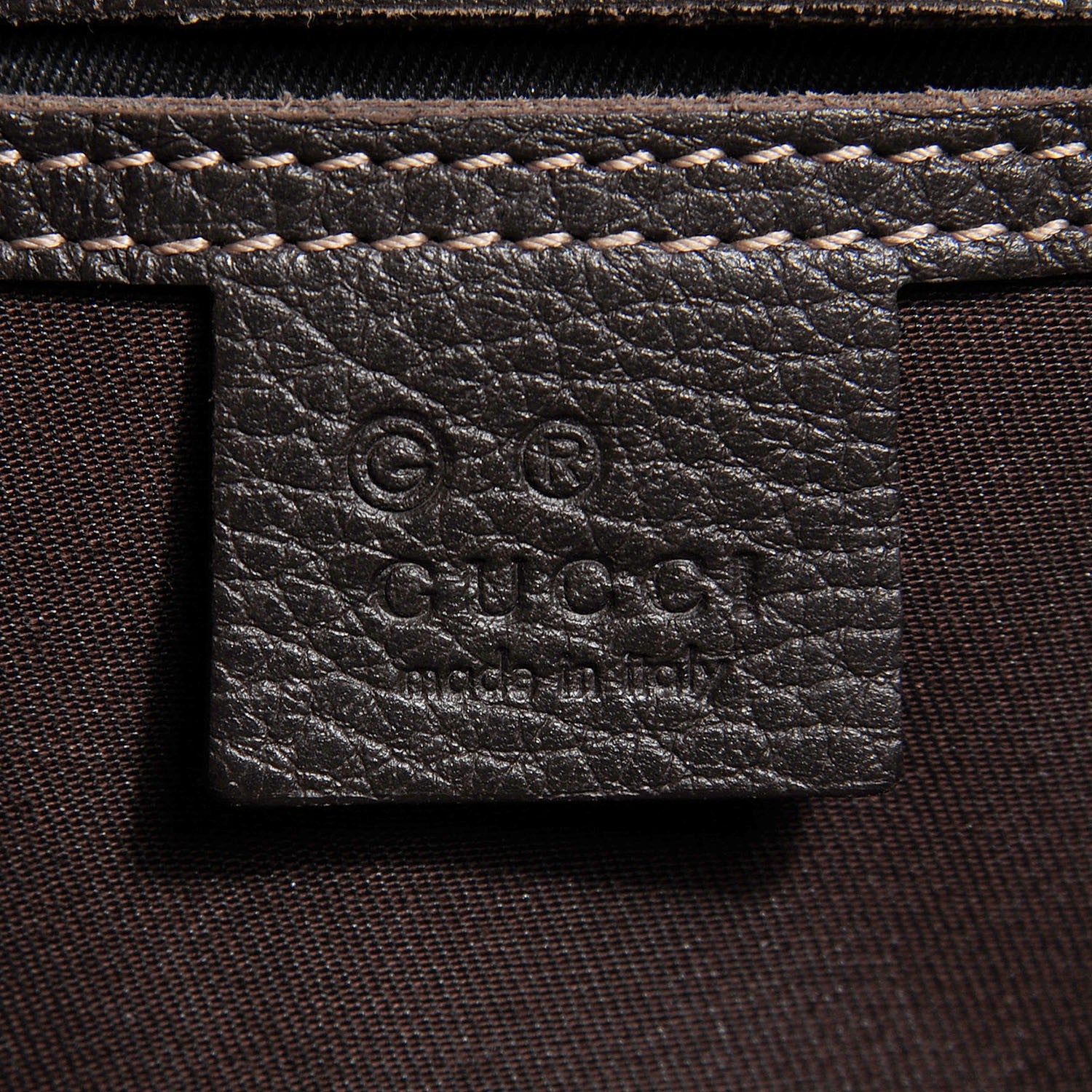 Gucci Crystal Monogram Dollar Calfskin Medium Joy Shoulder Bag Beige Ebony Testa Di Moro 6 of 7