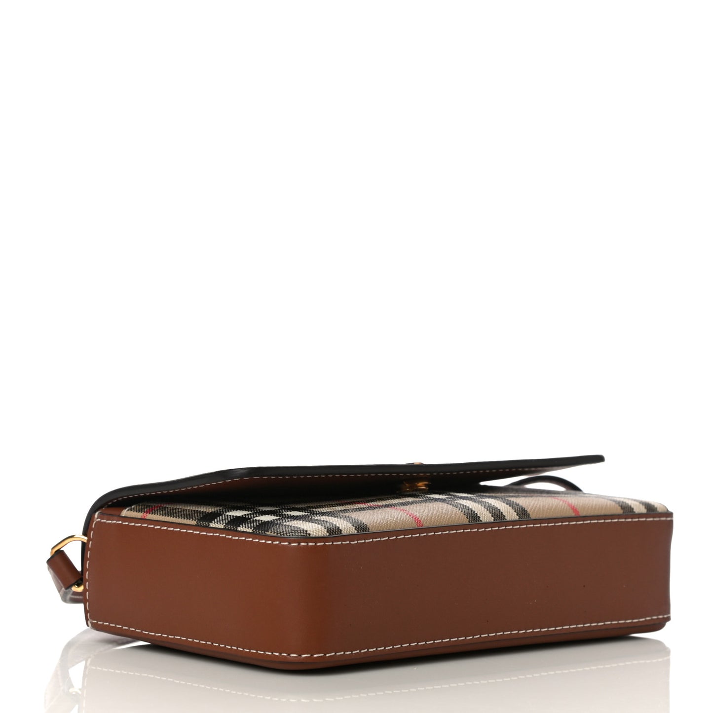 Calfskin Vintage Check New Hampshire Bag Archive Beige Tan