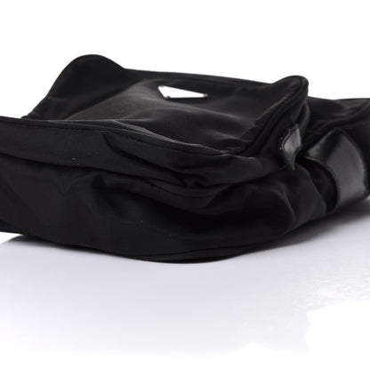 Prada Nylon Flat Messenger Bag Black 9 of 9
