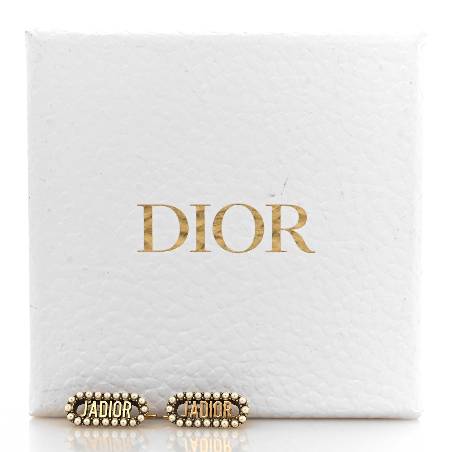 Pearl J'Adior Earrings Aged Gold