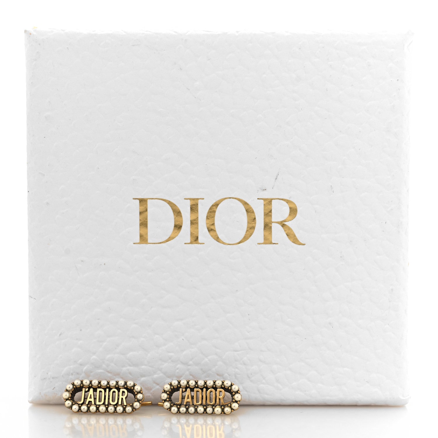 Christian Dior Pearl J'Adior Earrings Aged Gold 5 of 5