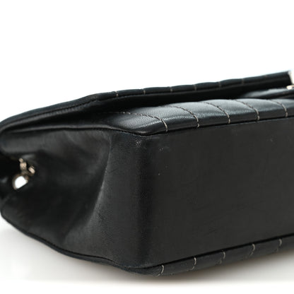 Chanel Lambskin Vertical Quilted Medium Single Flap Black 9 of 10