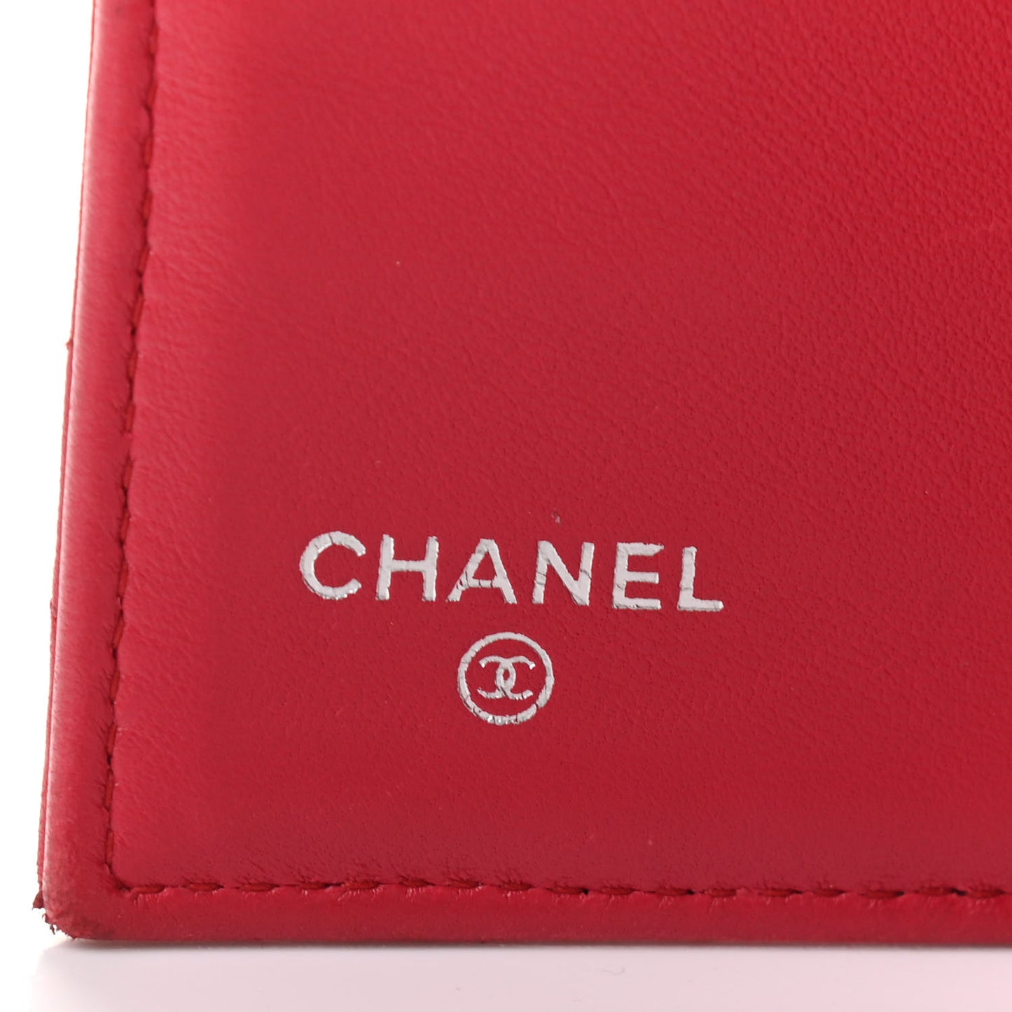 Lambskin Quilted Large Flap Wallet Dark Pink