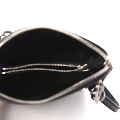 Gucci X SEGA Calfskin GUCCY Stars Mini Dome Shoulder Bag Black Gold 5 of 10