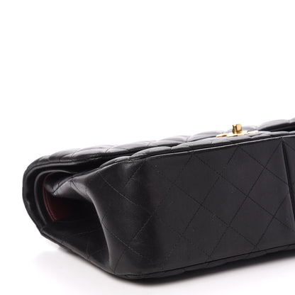 Chanel Lambskin Quilted Jumbo Double Flap Black 13 of 15