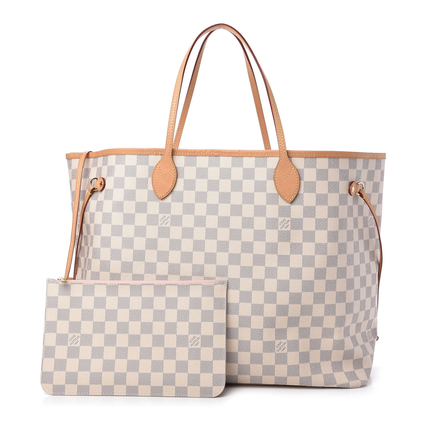 Damier Azur Neo Neverfull GM Rose Ballerine