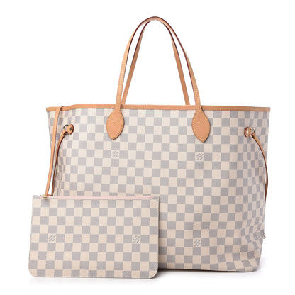 Louis Vuitton Damier Azur Neo Neverfull GM Rose Ballerine 1 of 12