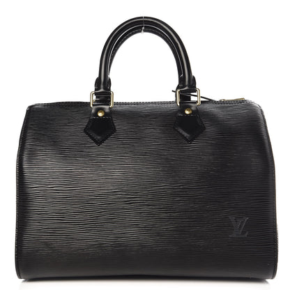 Louis Vuitton Epi Speedy 25 Black 1 of 8