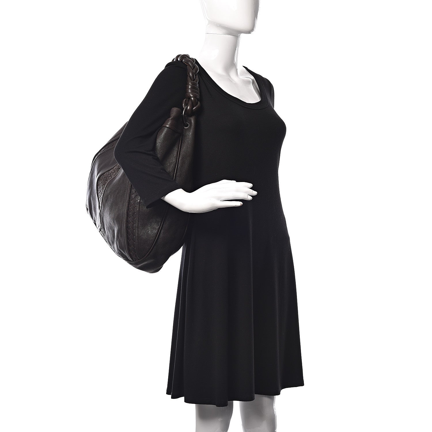 Bottega Veneta Cervo Braided Hobo Moro 2 of 16