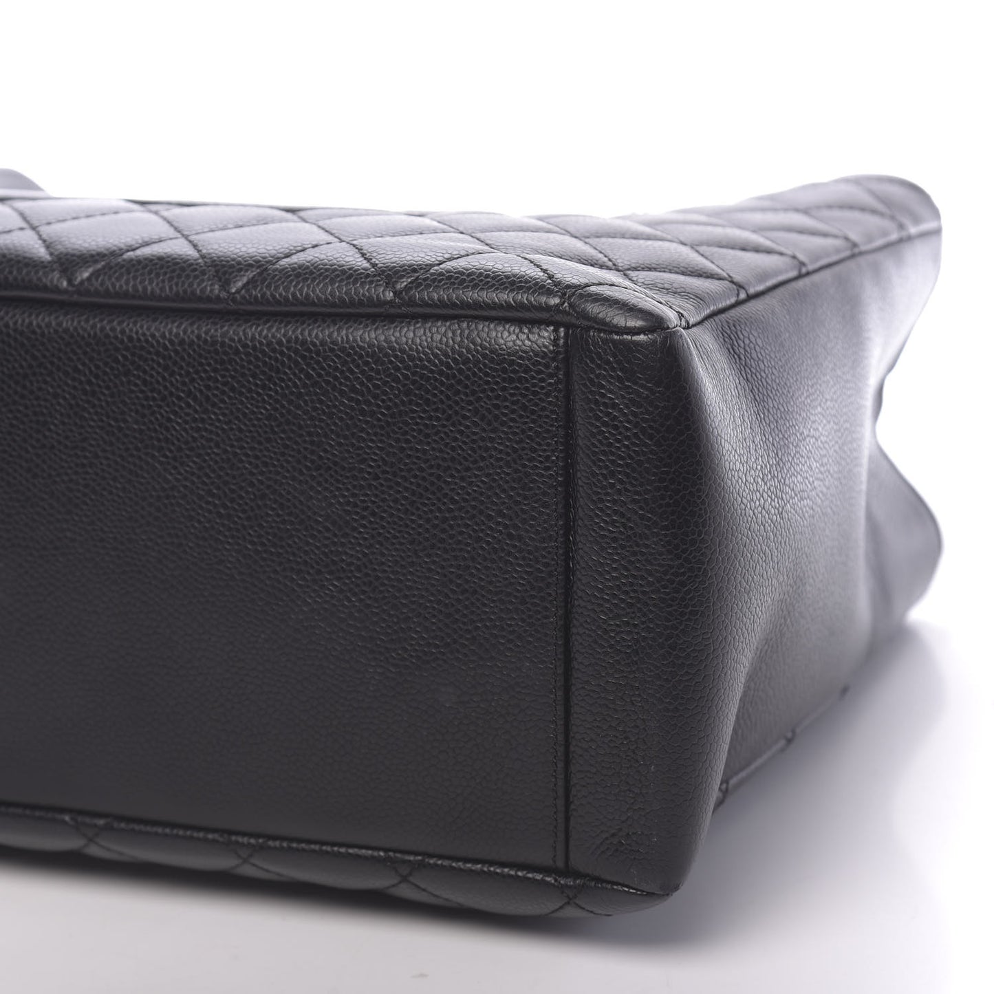 Caviar Quilted Grand Shopping Tote GST Black