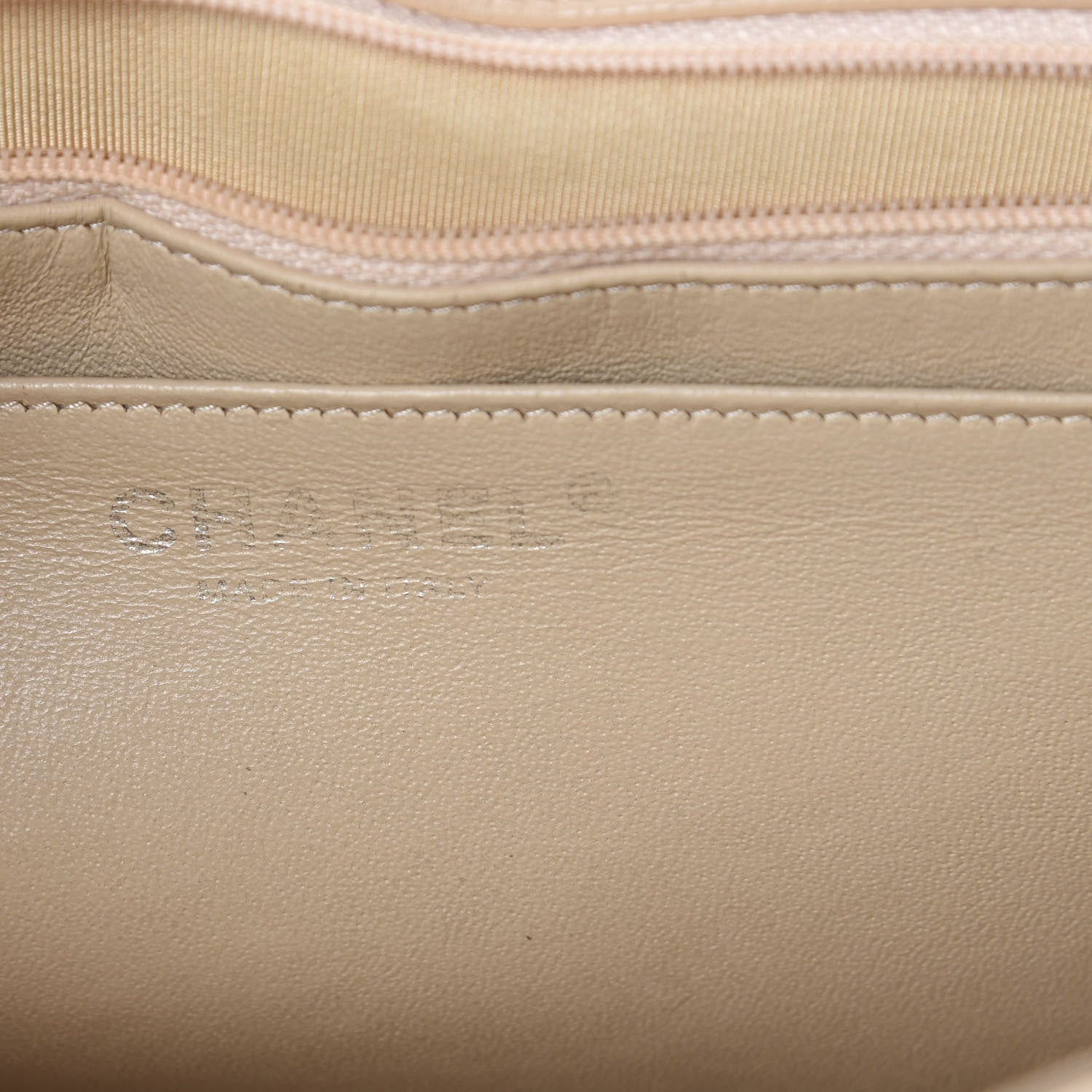 Chanel Caviar Quilted Jumbo Single Flap Beige Clair 6 of 10