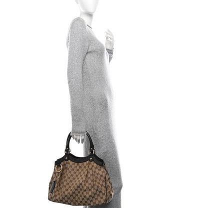 Gucci Monogram Medium Sukey Tote Dark Brown 2 of 15