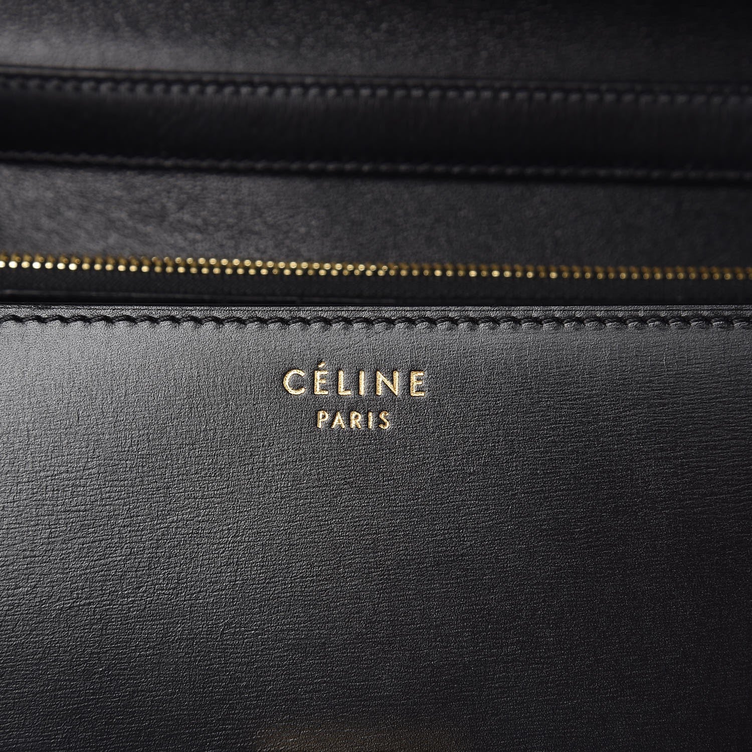 Celine Box Calfskin Medium Classic Box Flap Bag Black 6 of 14