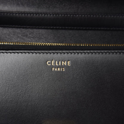 Celine Box Calfskin Medium Classic Box Flap Bag Black 6 of 14