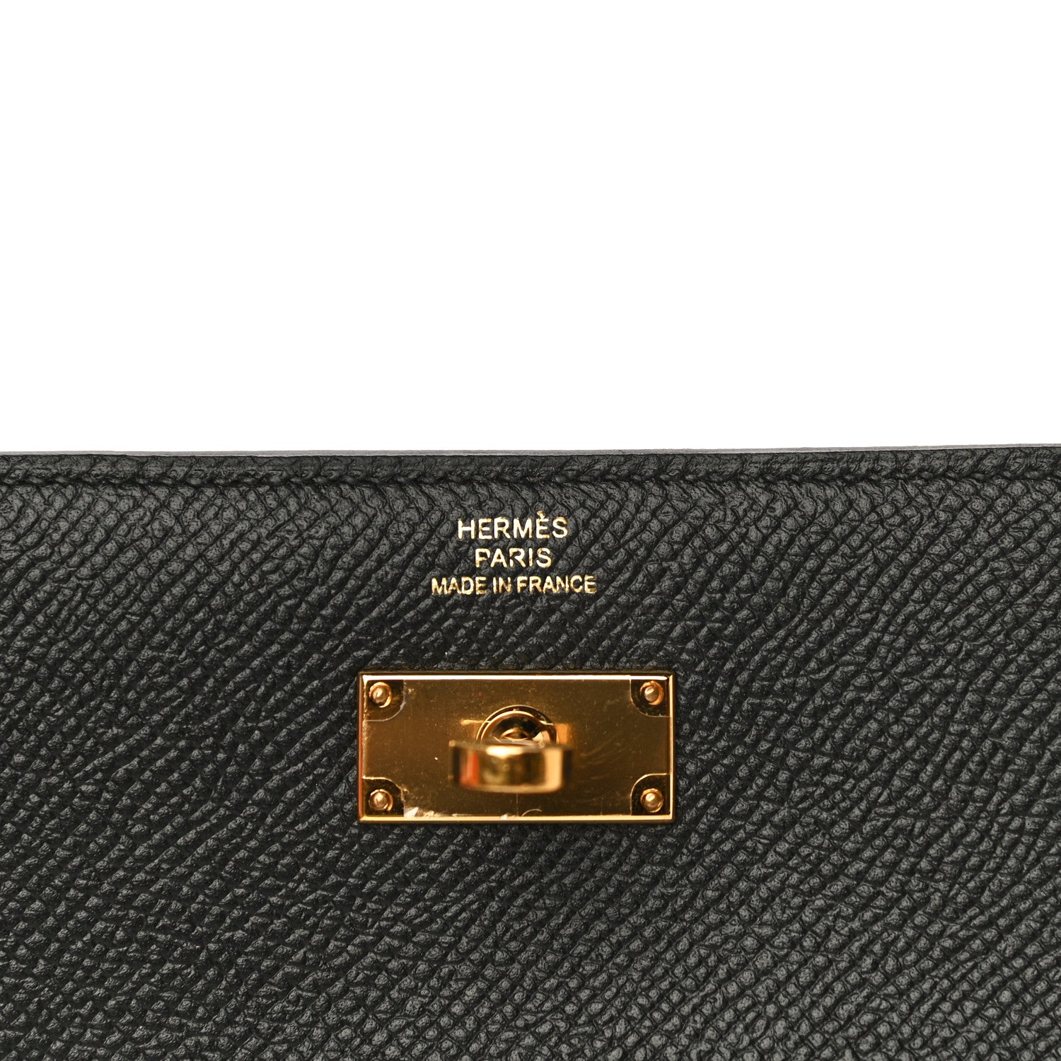 Hermes Epsom Medium Kelly Wallet Black 6 of 10
