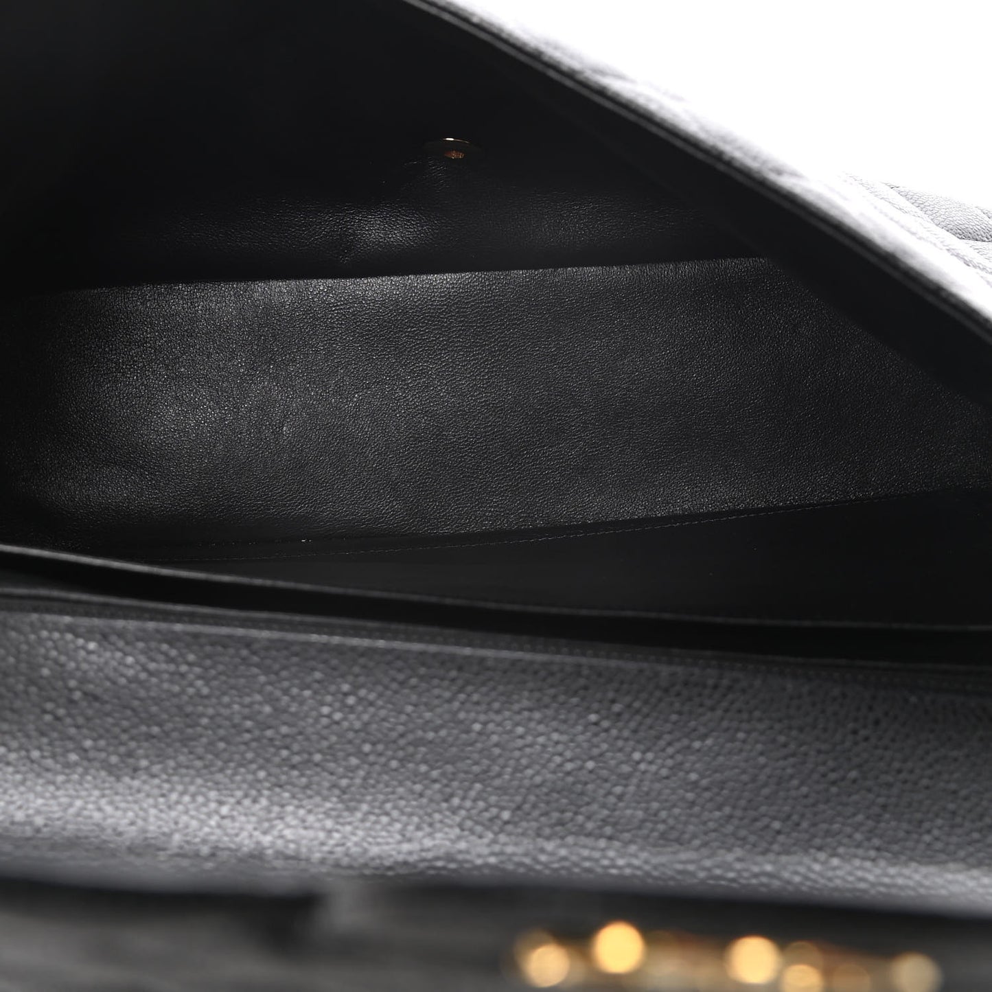 Caviar Quilted Maxi Single Flap Black